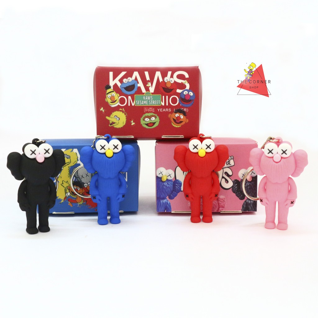 Móc khóa Kaws Seasame Street (kèm hộp)