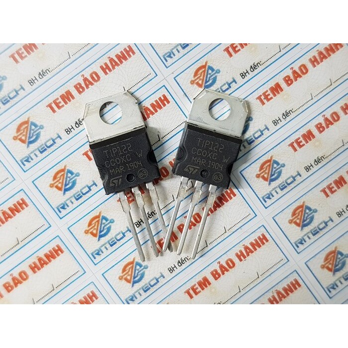 Combo 10 chiếc TIP122 Transistor NPN 5A 100V