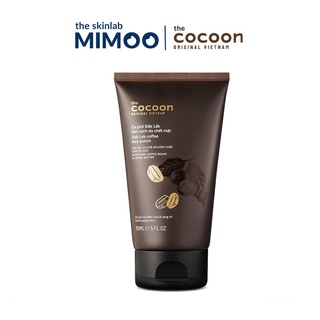Cà phê đắk lắk làm sạch da chết mặt cocoon 150ml