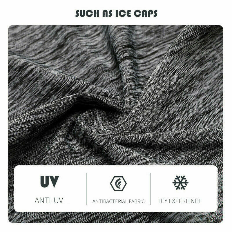 Khăn choàng ống bảo vệ mặt cổ chống nắng tia UV vải lụa lạnh chống gió chống bụi thoáng khí