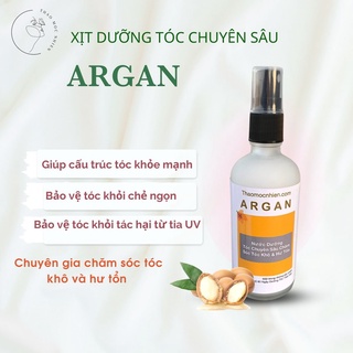 Quà tặng Xịt dưỡng tóc Argan nuôi dưỡng phục hồi hư tổn tóc Thảo Mộc Nhiên 50ml
