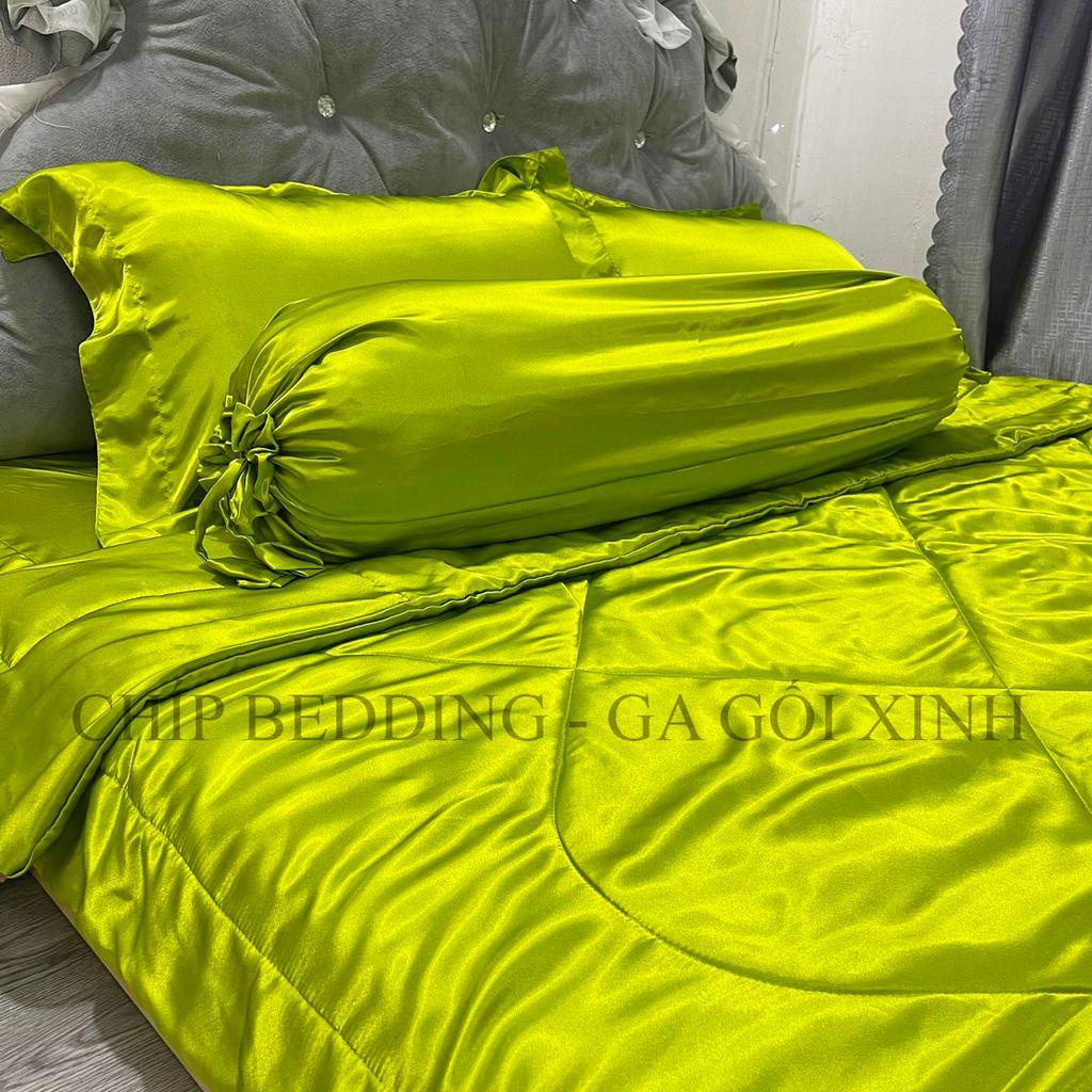 TRỌN BỘ DRAP PHI LỤA THÁI TUẤN HÀNG LOẠI 1 - XANH BƠ - ĐỦ KÍCH THƯỚC( ẢNH THẬT SHOP CHỤP)