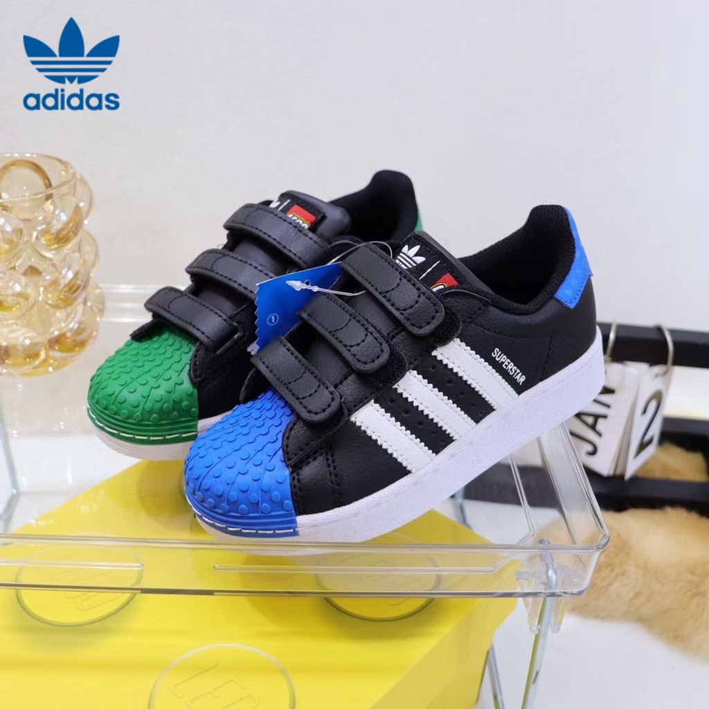 Giày Thể Thao Họa Tiết Cỏ Ba Lá LEGO SUPERSTAR 2022AD x Cho Bé 2022AD