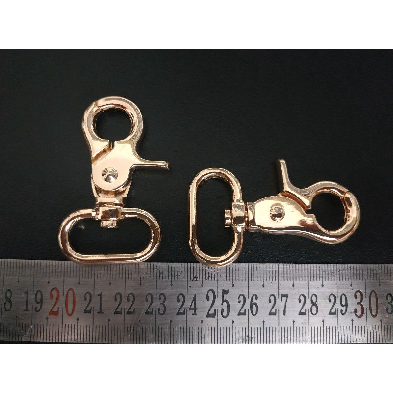 Móc lọt lòng 2,5cm màu vàng và bạc ( giá 1 cặp)