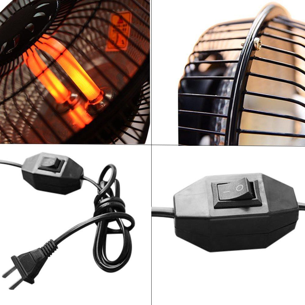 Quạt Sưởi Mini Heater Fan 360 Độ 4 Inch, Máy Sưởi Ấm Hồng Ngoại Ấm Áp Như Người Bạn