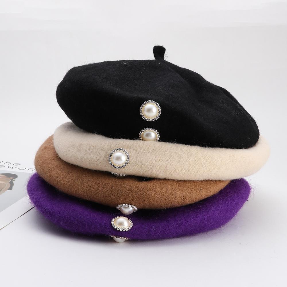 Nón Beret Len Thời Trang Thu Đông Dành Cho Nam