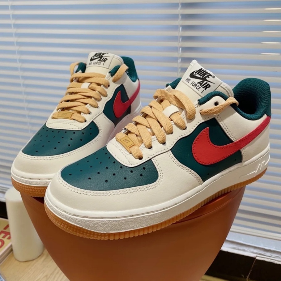 Giày Thể Thao Nike Gucci, Giày AF1 GC Xanh Đỏ Cao Cấp Mẫu Mới 2021