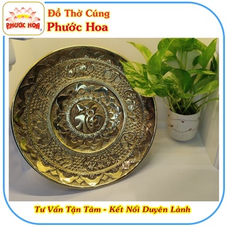 Dĩa Trái Cây Chữ Phúc 3D, Mâm ngũ quả, Mâm bằng đồng ( nhiều size) - Đồ đồng Vĩnh Tiến - Đồ thờ cúng Phước Hoa