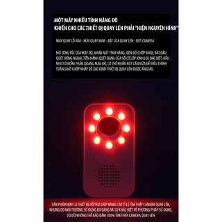 Máy dò tìm camera giấu kín - dò hồng ngoại cao cấp