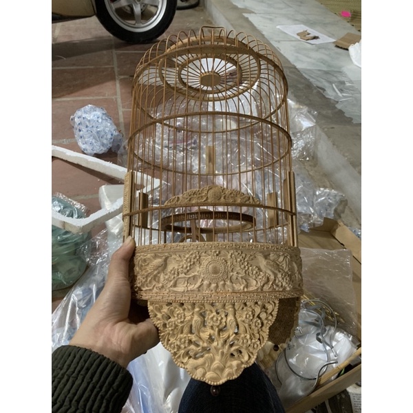 LỒNG KHUYÊN ĐỤC CAO CẤP TẶNG KÈM ĐỦ PHỤ KIỆN ĐẸP