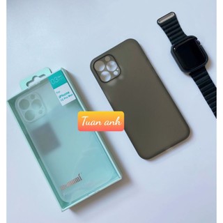 ( IPHONE 12 ) Ốp lưng Memumi siêu mỏng 0.3mm cho Iphone 12 / 12 pro / 12 max / 12 pro max chính hãng