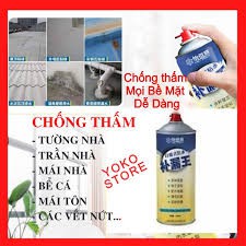 Chai dung dịch xịt chống dột - chống thấm nước - Bình xịt chống thấm, dột