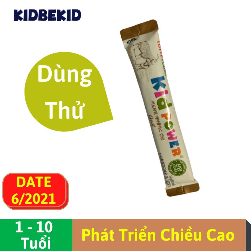 Sữa Bột Dê LOTTE Foods Kid Power A+ Hộp giấy 10 thanh (140g)