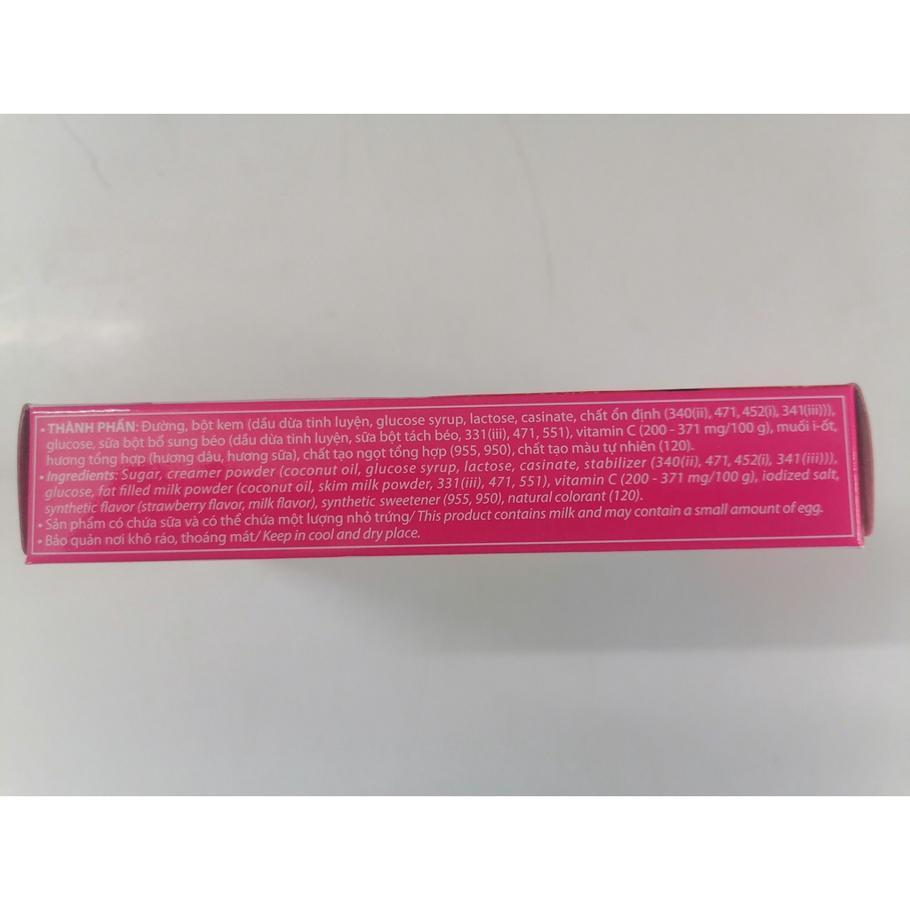 [46g – DÂU] Bột Làm Kem Đá kiểu Nhật [VN] SHERBIC Strawberry Ice Cream Powder