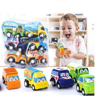 Bộ đồ chơi 6 loại xe oto cho bé nhiều màu xin xò