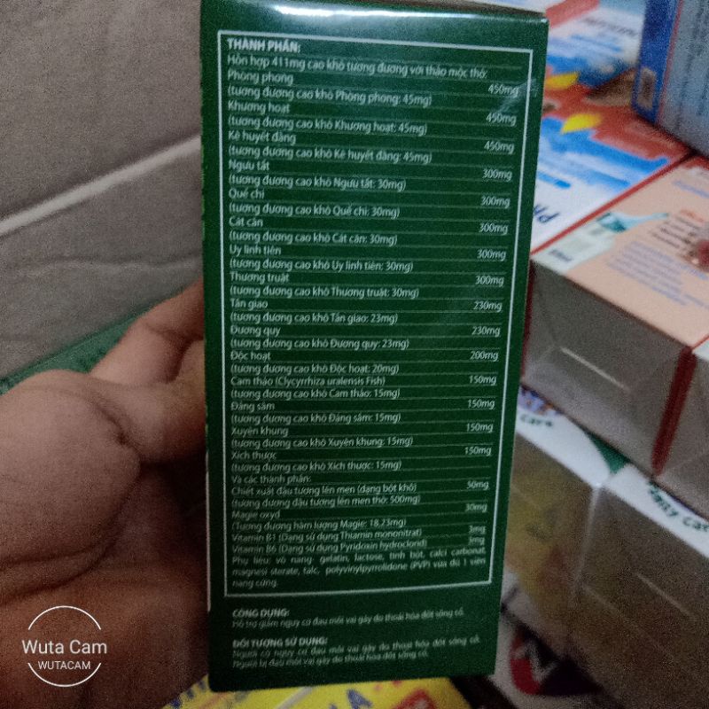 Viên uống đau vai gáy