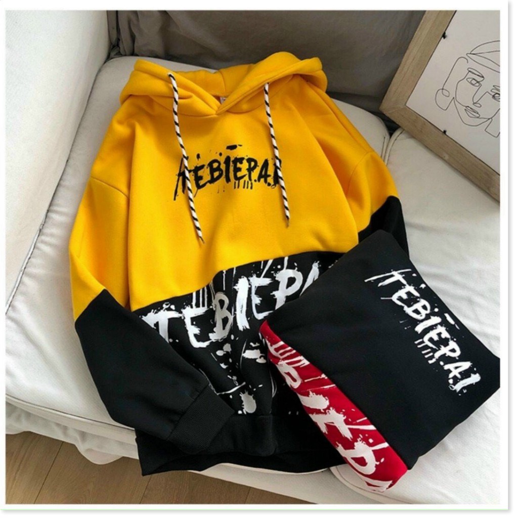 ÁO HOODIE NAM NỮ PHỐI CHỮ TEBIEPAL PHONG CÁCH TINH TẾ