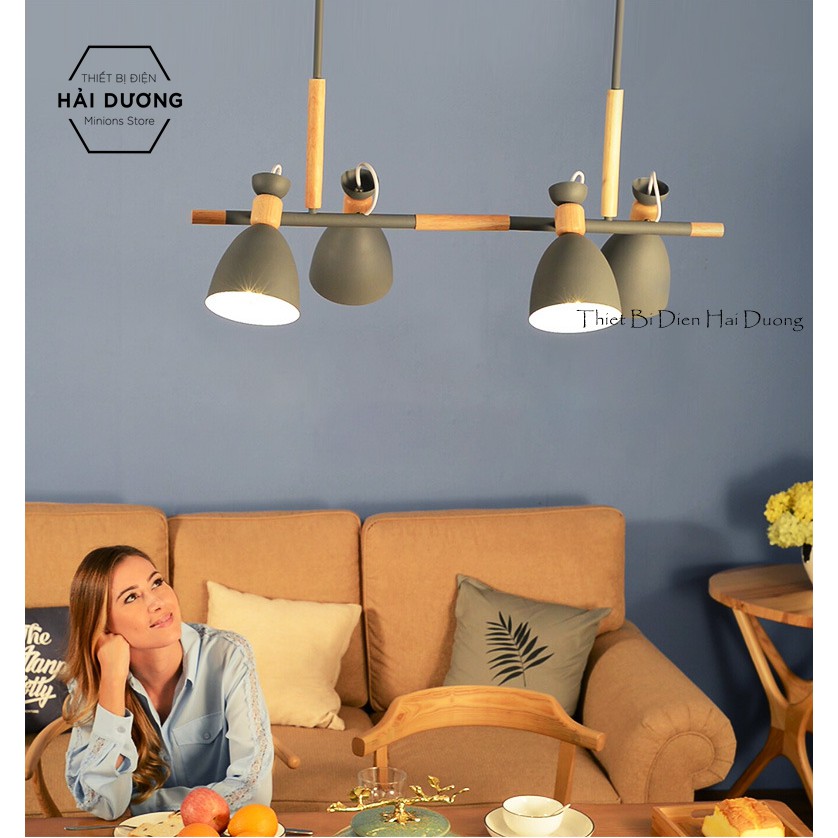 Đèn thả trần trang trí phong cách Macarons TN582 - Đã Bao Gồm 4 Bóng Led - Có Video