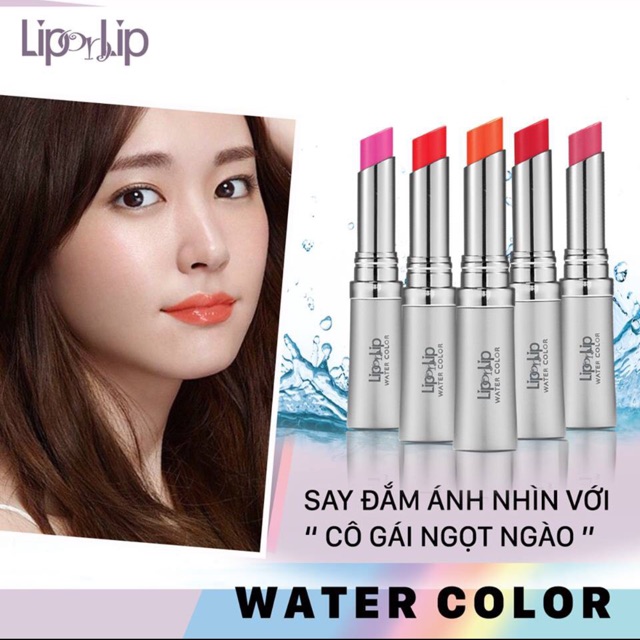 Son Lip On Lip Water Color đủ màu