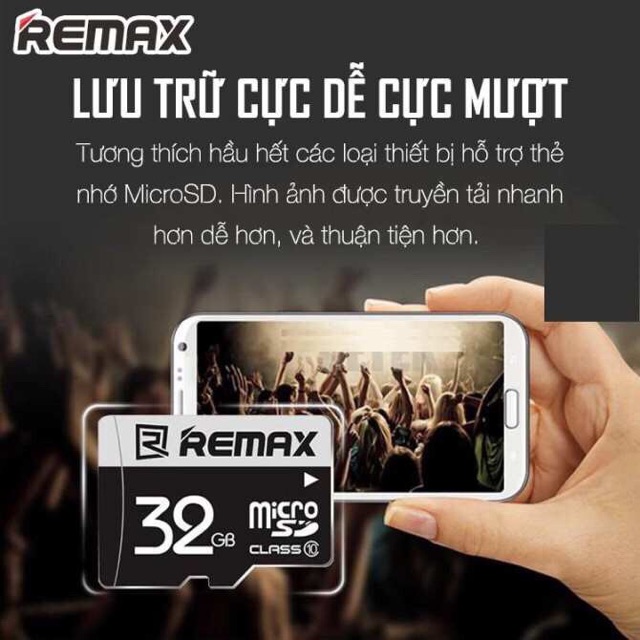 (SALE) Thẻ nhớ Micro SD Remax 32gb hàng chất lượng bảo hành 1 năm