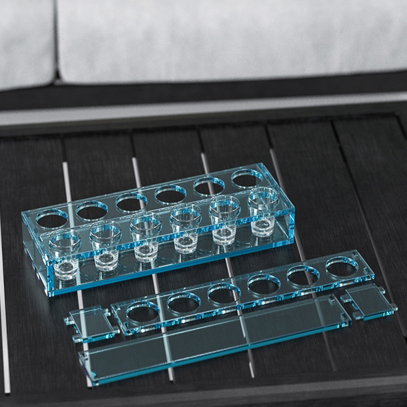 Khuôn Silicon Làm Cốc Thủy Tinh sa Chia Ngăn Tiện Dụng