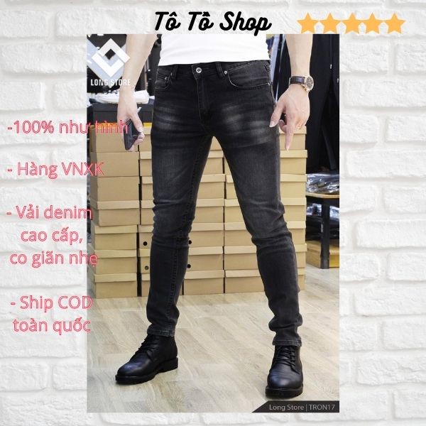 Quần Jean Nam Đẹp ❤️FREESHIP❤️ Quần Bò Nam Mẫu Mới Chất Liệu Denim Cao Cấp Thời Trang Chuẩn Hàng Shop Tô Tồ Shop - QJN44