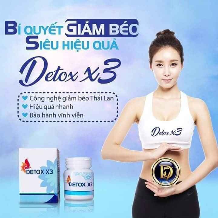 detox x3 khử mỡ bụng hiệu quả