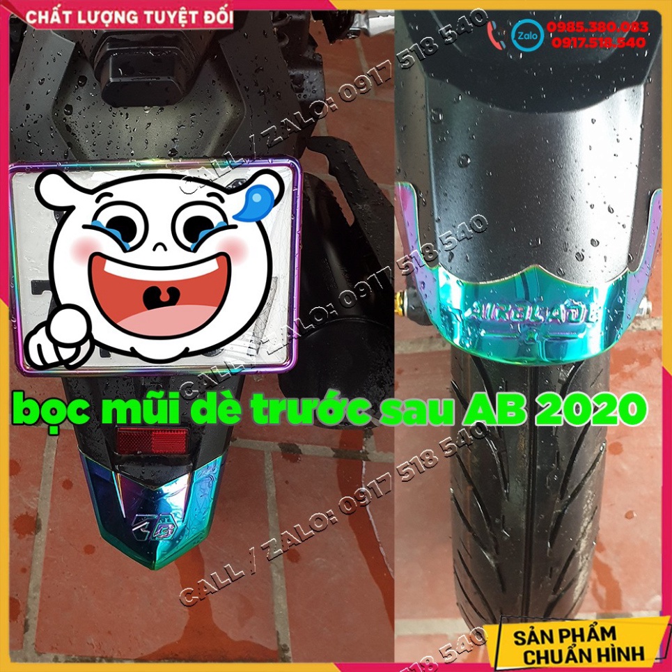 ỐP MŨI DÈ TRƯỚC, SAU HONDA SH VIỆT, SH MODE , AIRBLADE ,WAVE ALPHA,VISION,SIRIUS, WINNER X, EX 150( MÀU TITAN GIÁ 1 CẶP)