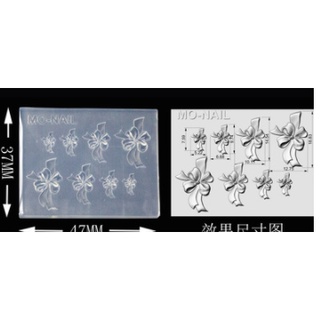 Khuôn silicon nail trang trí móng