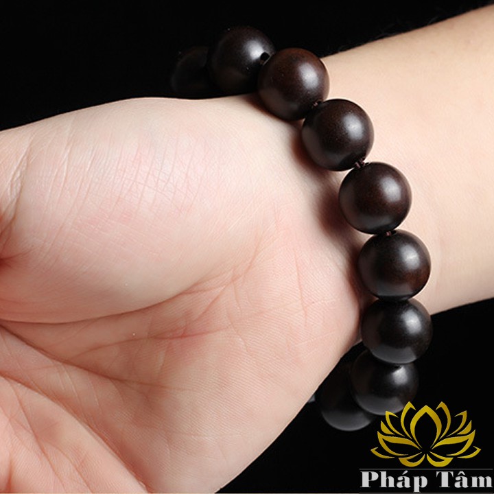 Vòng Tay Gỗ Sét Đánh Tự Nhiên Khắc Hán Tự Chú Đại Bi Quan Thế Âm Bồ Tát - Tâm Phong Thủy