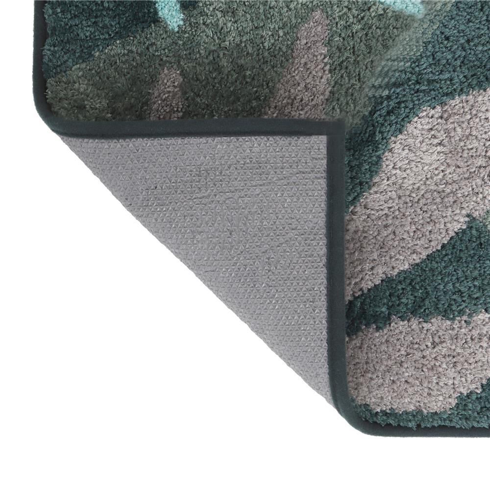 HomeBase HLS Thảm lót sàn lau chân phòng tắm Microfiber chống trượt MINATURE Thái Lan W45xH70xD1,5  màu xanh lá