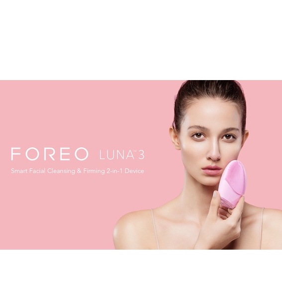 Máy rửa mặt và massage chống lão hóa Foreo Luna 3 chính hãng - hàng trưng bày