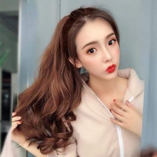 Tóc Giả Ngoạm Kẹp Xoăn Dài