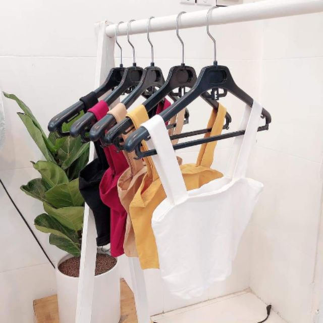 Áo thun vuông dây bản to ảnh thật xinh yêu