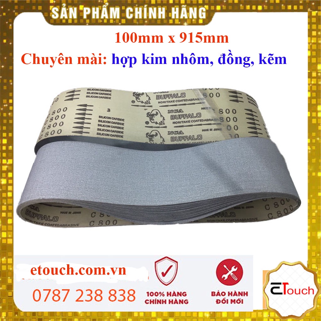 Giấy nhám - nhám vòng mài hợp kim nhôm,kẽm size 100-915mm của Nhật Bản