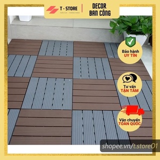 Vỉ Nhựa Lót Sàn Ban Công, Sàn Nhựa Ban Công, Lót sàn Sân Thượng, Bể Bơi,Trang trí ban công 30*30*2cm