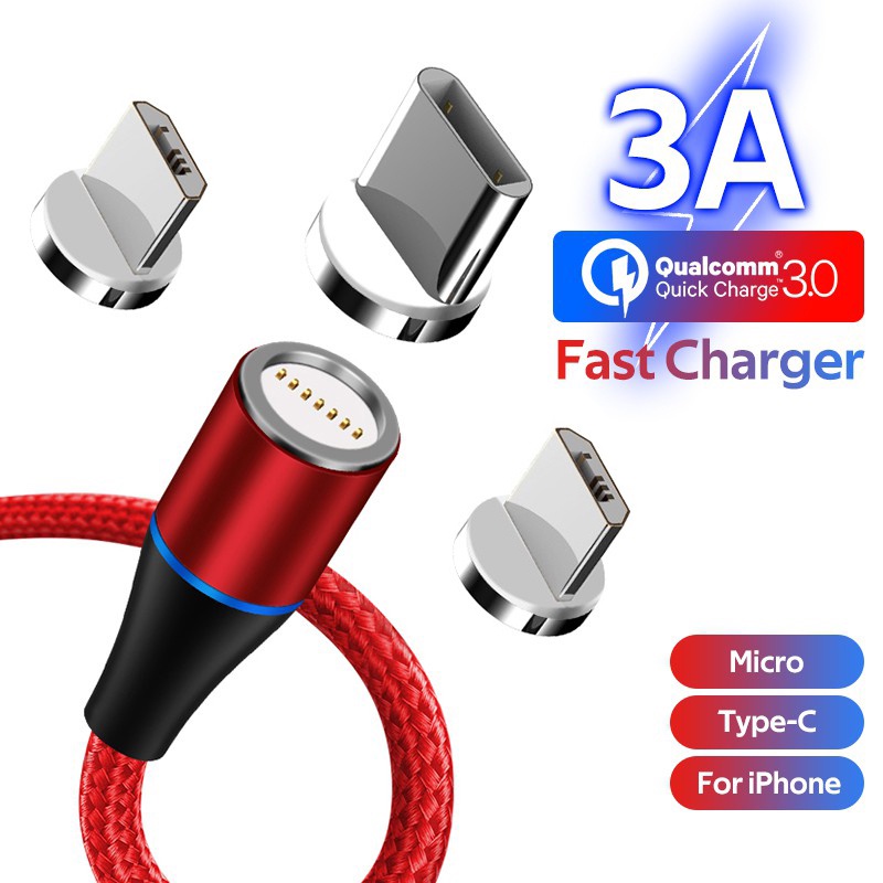 Cáp sạc từ tính TBTIC 5A Micro USB Type C cho