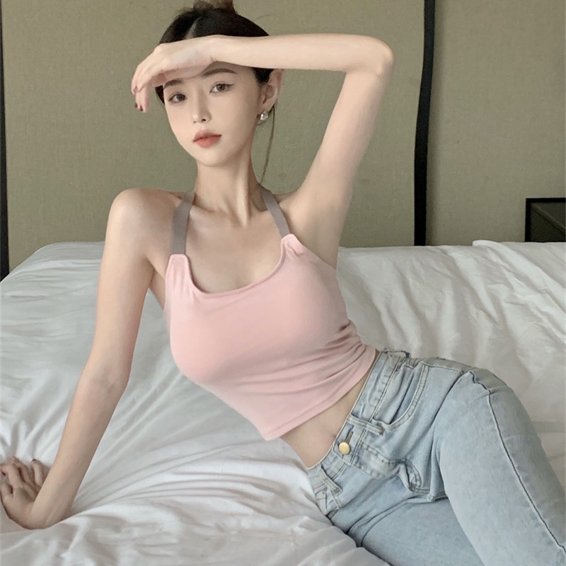 Áo Thun Ba Lỗ Màu Sắc Đơn Giản Phong Cách Thể Thao