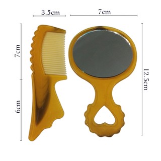 Bộ gương lược trang điểm mini