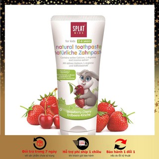 Kem Đánh Răng Trẻ Em 2-6 Tuổi Hương Dâu Rừng [ An Toàn Khi Nuốt Phải ] - Anh Đào Wild Strawberry - Cherry 55ml