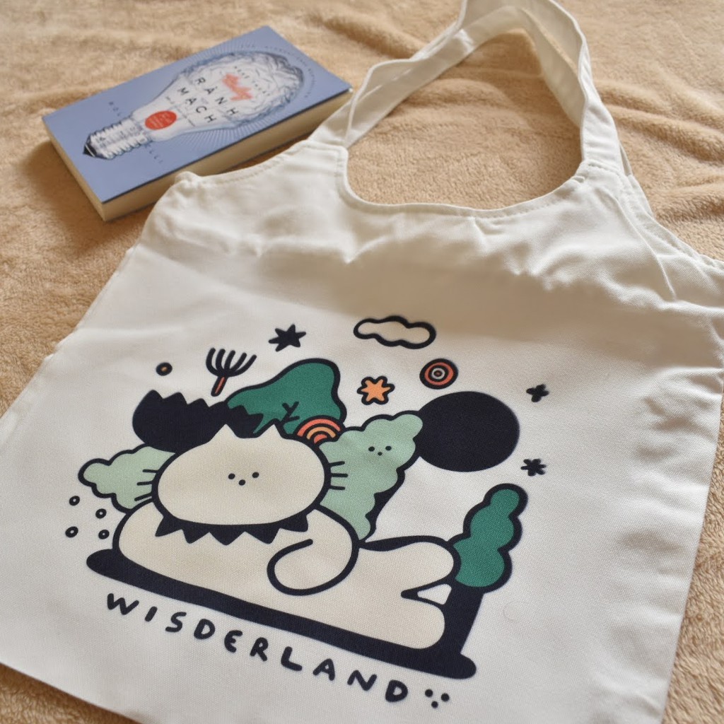 Túi Tote Quai Tròn Vải Canvas WisderLand Có Khóa