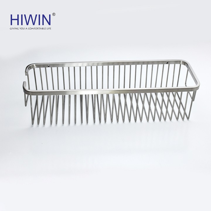 Kệ giỏ inox nhà tắm Inox 304 chống gỉ kích thước 375x125x88mm HIWIN Y-205