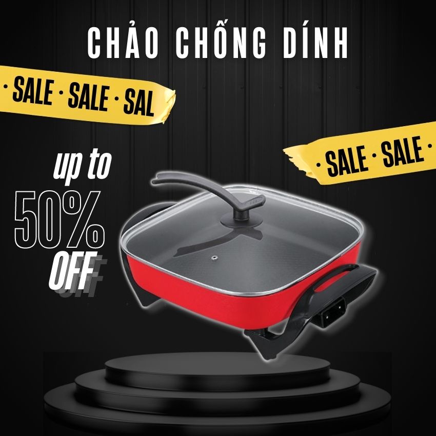 Nồi lẩu điện 6L - chảo điện đa năng cao cấp Hongshuanxi Nino.shop1