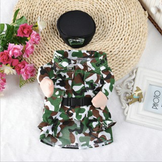 Áo chó mèo cosplay lính Mỹ A59