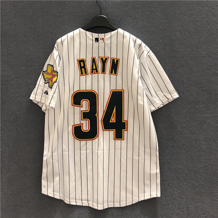 Mlb Áo Thun Bóng Chày Tay Lửng Dáng Rộng Phong Cách hip hop Cá Tính