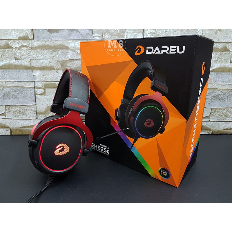 Tai nghe Gaming DareU EH925 Âm thanh 7.1 Led RGB BH 12 T Mai hoàng