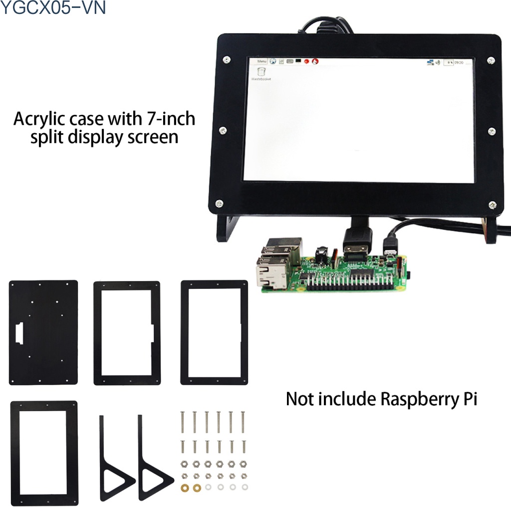 Vỏ Bảo Vệ Màn Hình 7 Inch Cho Raspberry Pi Display 3 Model B | BigBuy360 - bigbuy360.vn