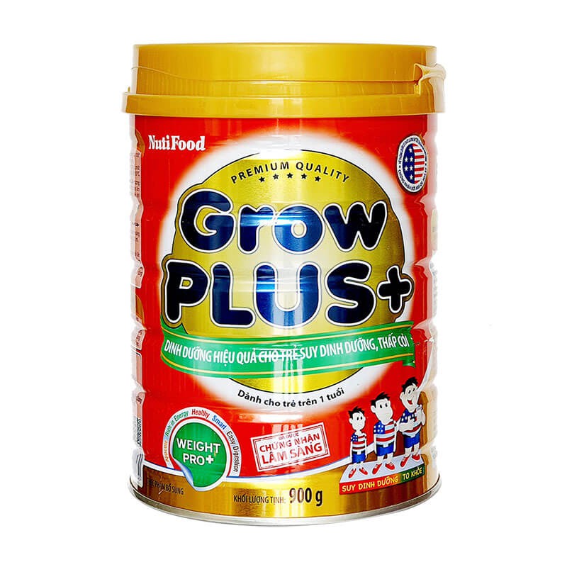 Sữa bột Nuti Grow Plus đỏ  hộp 900g