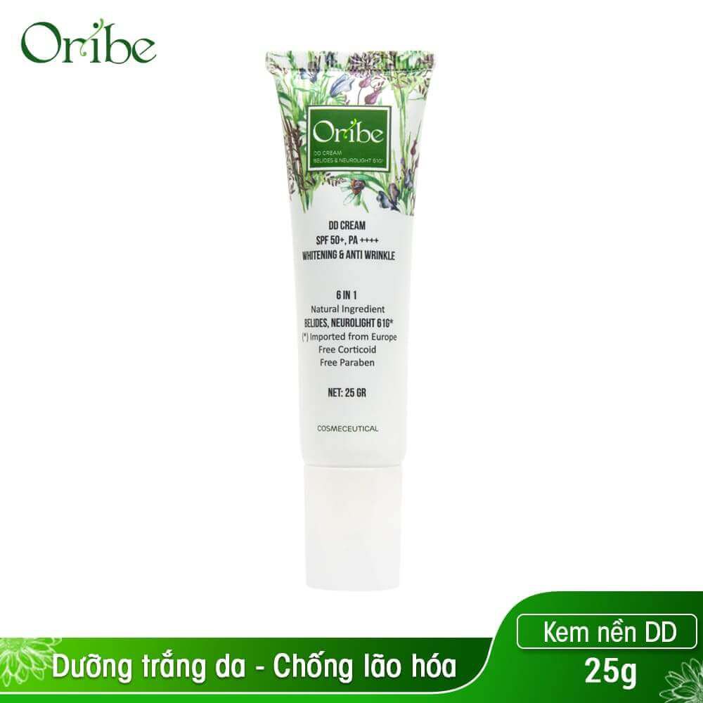 Kem nền tự nhiên oribe dd cream spf 50+, pa++++ whitening & anti wrinkle 25g