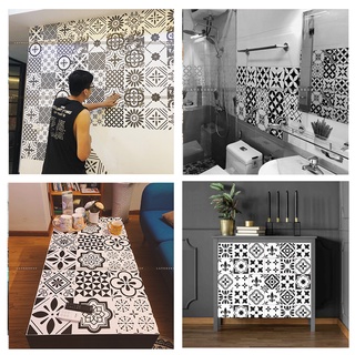 Decal dán tường decor dán bếp kính nhà tắm decor chịu nhiệt dễ lau chùi đề can loại 1
